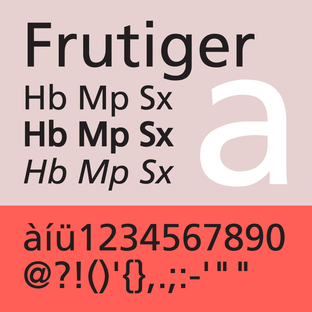 Frutiger Serif Font